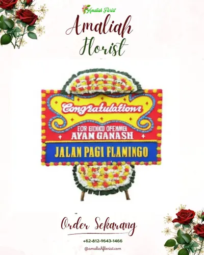 Bunga Papan Congratulation di Puspanegara